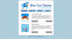 Desktop Screenshot of bluecowgames.com